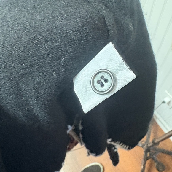 Johnny Was Black Floral Embroidered Cardigan - Picture 7 of 8